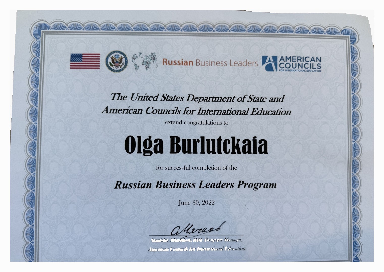 Russian Business Leaders Program